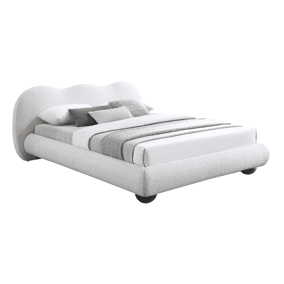 Hyde Boucle Fabric Bed