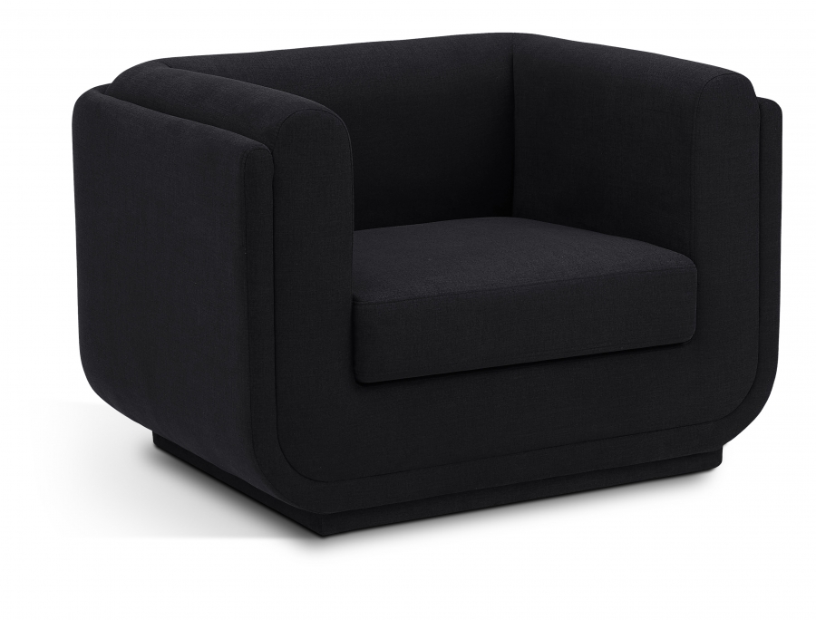 Kimora Linen Textured Fabric Chair