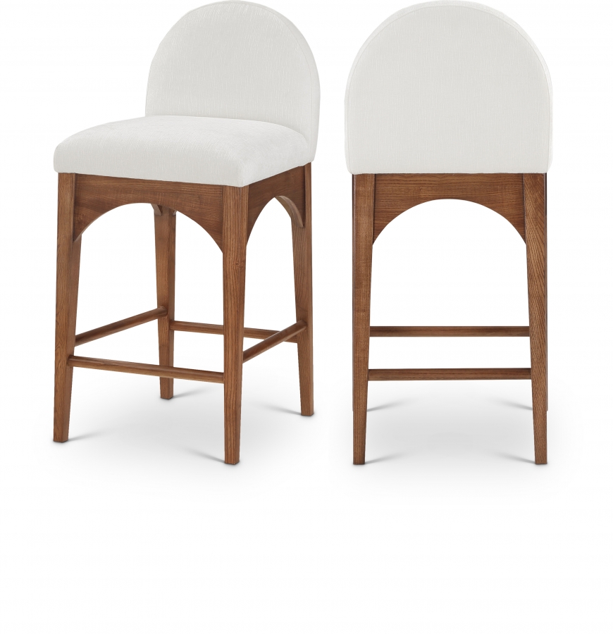 Waldorf Chenille Fabric Counter Stools