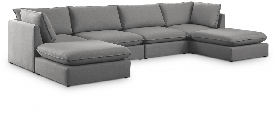 Mackenzie Linen Textured Modular Sectional