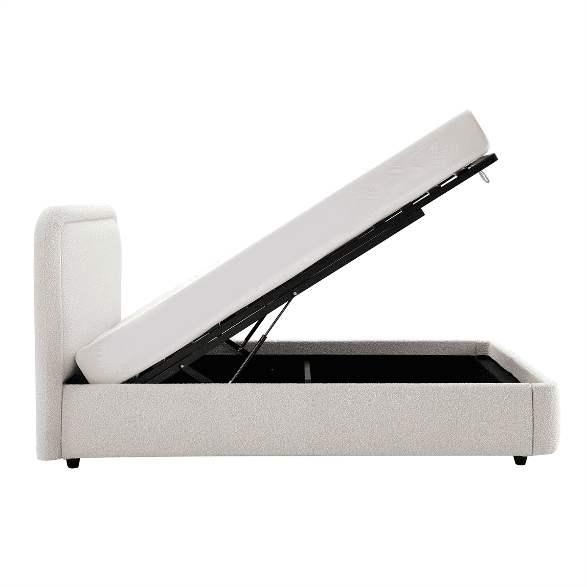 Aurora Boucle Storage Bed