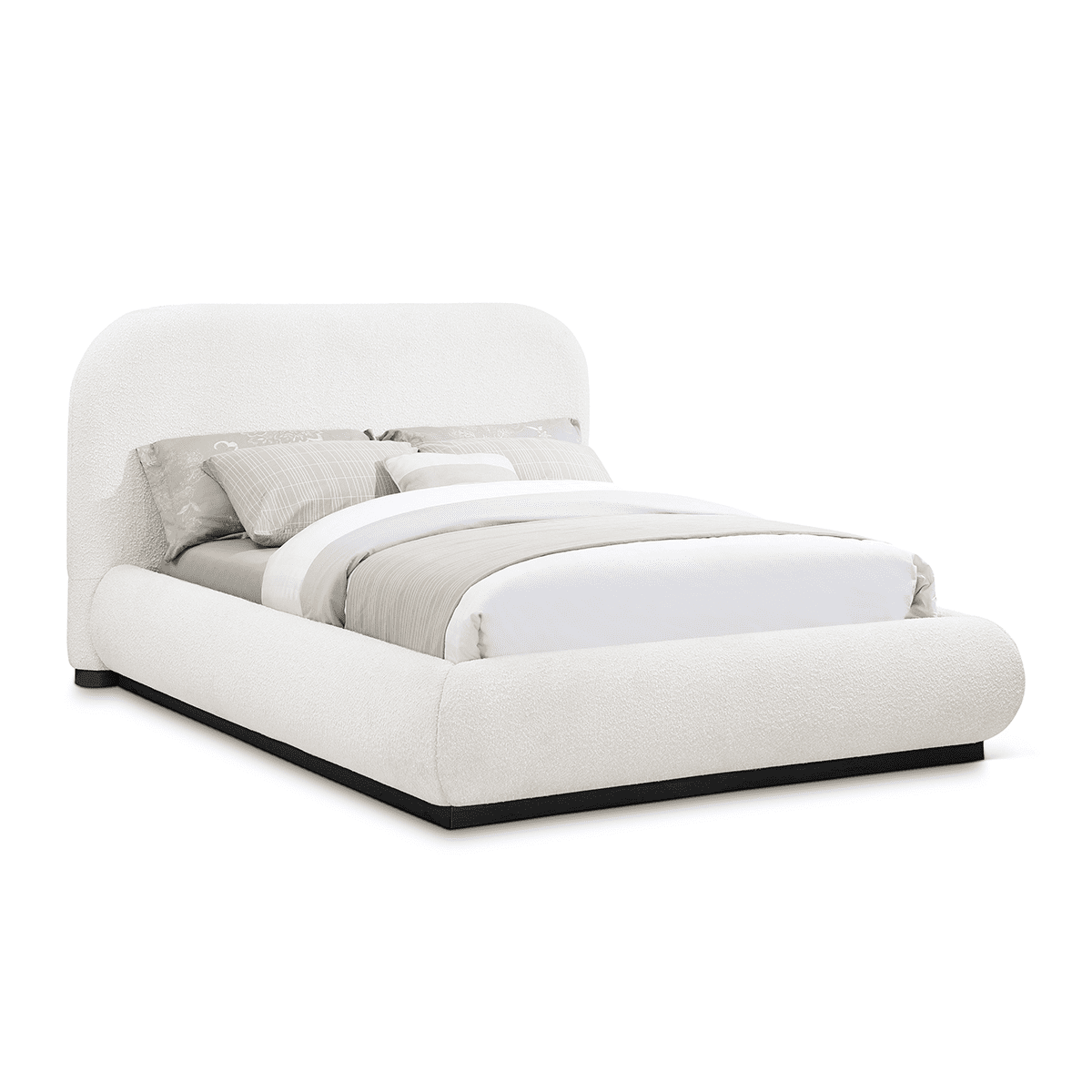 Vaughn Boucle Fabric Bed