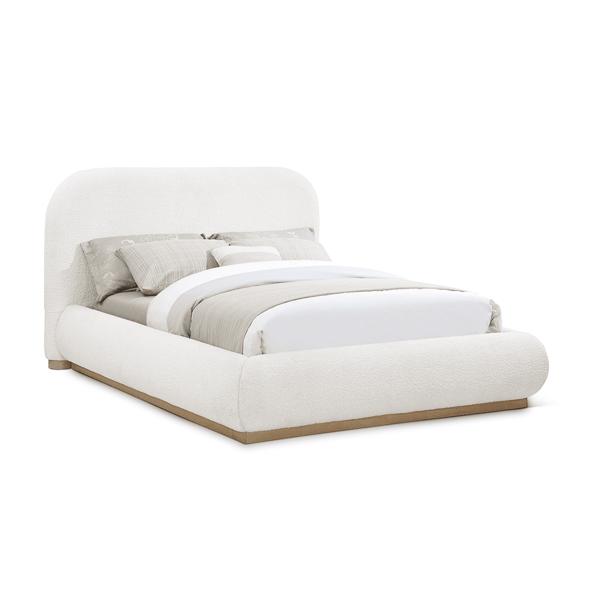 Vaughn Boucle Fabric Bed